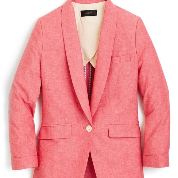 J. Crew Jackets & Blazers - NWT J. Crew unstructured shawl collar linen blaze